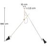 Flexo Plafondlamp - Hanglamp - 2 armen - Pats image 7