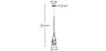 Plafondlamp - Hanglamp - Leer en Glas - Bim image 7