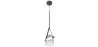 Plafondlamp - Hanglamp - Leer en Glas - Bim image 7