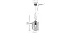 Kristallen Plafondlamp - Design Hanglamp - Grau image 7