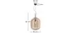 Kristallen Plafondlamp - Design Hanglamp - Medium - Grau image 7