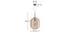 Kristallen Plafondlamp - Hanglamp - Groot - Grau image 7