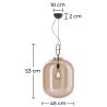 Kristallen Plafondlamp - Hanglamp - Groot - Grau image 7