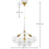 Plafondlamp Kristallen Bollen - Design Hanglamp - 12 Bollen - Glaub image 7