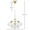 Plafondlamp Kristallen Bollen - Design Hanglamp - 12 Bollen - Glaub image 7