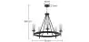 Plafondlamp - Hanglamp - Kandelaar - Loney image 7