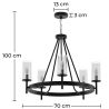 Plafondlamp - Hanglamp - Kandelaar - Loney image 7