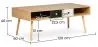 Houten salontafel - Scandinavisch design - Miua image 7