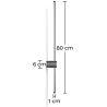 Wandlamp - Metalen Staaf - LED 80cm - Hernel image 7