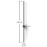 Wandlamp - Metalen Staaf - LED 100cm - Hernel image 7