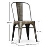 Set van 4 eetkamerstoelen - industrieel ontwerp - nieuwe editie - Stylix image 7