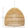 Rotan plafondlamp - Hanglamp Design Boho Bali - 60cm - Hoa image 7