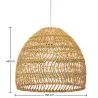 Rotan plafondlamp - Hanglamp Design Boho Bali - 60cm - Hoa image 7