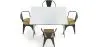 Pack Mesa de Comedor y 4 Sillas de Comedor con Reposabrazos Diseño Industrial - New Edition- Bistrot Stylix image 7
