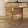 Eetkamerstoel met armleuningen - Vintage design - Hout en rotan - Bruna image 7