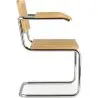Eetkamerstoel met armleuningen - Vintage design - Hout en rotan - Bruna image 7