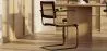 Eetkamerstoel met armleuningen - Vintage - Hout en rotan - Bastral image 7