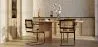 Eetkamerstoel met armleuningen - Vintage - Hout en rotan - Bastral image 7