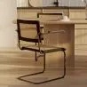 Eetkamerstoel met armleuningen - Vintage - Hout en rotan - Bastral image 7