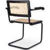 Eetkamerstoel met armleuningen - Vintage - Hout en rotan - Bastral image 7