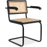 Eetkamerstoel met armleuningen - Vintage - Hout en rotan - Bastral image 7