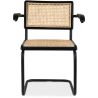 Eetkamerstoel met armleuningen - Vintage - Hout en rotan - Bastral image 7
