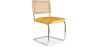 Eetkamerstoel - Bekleed met fluweel - Hout en rotan - Martha image 7