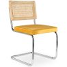 Eetkamerstoel - Bekleed met fluweel - Hout en rotan - Martha image 7