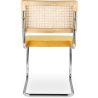 Eetkamerstoel - Bekleed met fluweel - Hout en rotan - Martha image 7
