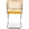Eetkamerstoel - Bekleed met fluweel - Hout en rotan - Martha image 7
