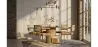 Eetkamerstoel met armleuningen - Bekleed met fluweel - Hout & Rotan - Martha image 7