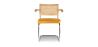 Eetkamerstoel met armleuningen - Bekleed met fluweel - Hout & Rotan - Martha image 7
