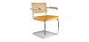 Eetkamerstoel met armleuningen - Bekleed met fluweel - Hout & Rotan - Martha image 7