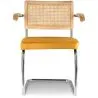 Eetkamerstoel met armleuningen - Bekleed met fluweel - Hout & Rotan - Martha image 7