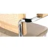 Eetkamerstoel met armleuningen - Bekleed met fluweel - Hout & Rotan - Martha image 7