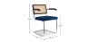 Houten Eetkamerstoel met Armleuningen - Fluwelen Bekleding - Hout & Rotan - Hyre image 7