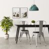 Set x4 Magnetisch Stoelkussen - Kunstleer - Stylix image 7