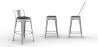 Set van 4 Magnetische Kussens voor Vierkante Zitstoel – Imitatieleer – Stylix image 7
