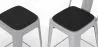 Set van 4 Magnetische Kussens voor Vierkante Zitstoel – Imitatieleer – Stylix image 7