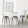 Set van 4 Magnetische Kussens voor Vierkante Zitstoel – Imitatieleer – Stylix image 7