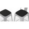 Set van 4 Magnetische Kussens voor Vierkante Zitstoel – Imitatieleer – Stylix image 7