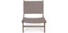 Loungestoel - Boho Bali Design Armchair - Hout en Lederen - Recia image 7