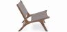Loungestoel - Boho Bali Design Armchair - Hout en Lederen - Recia image 7