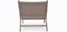 Loungestoel - Boho Bali Design Armchair - Hout en Lederen - Recia image 7