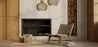 Loungestoel - Boho Bali Design Armchair - Hout en Lederen - Recia image 7