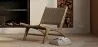 Loungestoel - Boho Bali Design Armchair - Hout en Lederen - Recia image 7