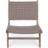 Loungestoel - Boho Bali Design Armchair - Hout en Lederen - Recia image 7