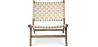 Loungestoel - Handgemaakt Boho Bali Ontwerp - Hout en Touw - Recia image 7
