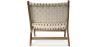 Loungestoel - Handgemaakt Boho Bali Ontwerp - Hout en Touw - Recia image 7