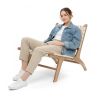 Loungestoel - Handgemaakt Boho Bali Ontwerp - Hout en Touw - Recia image 7